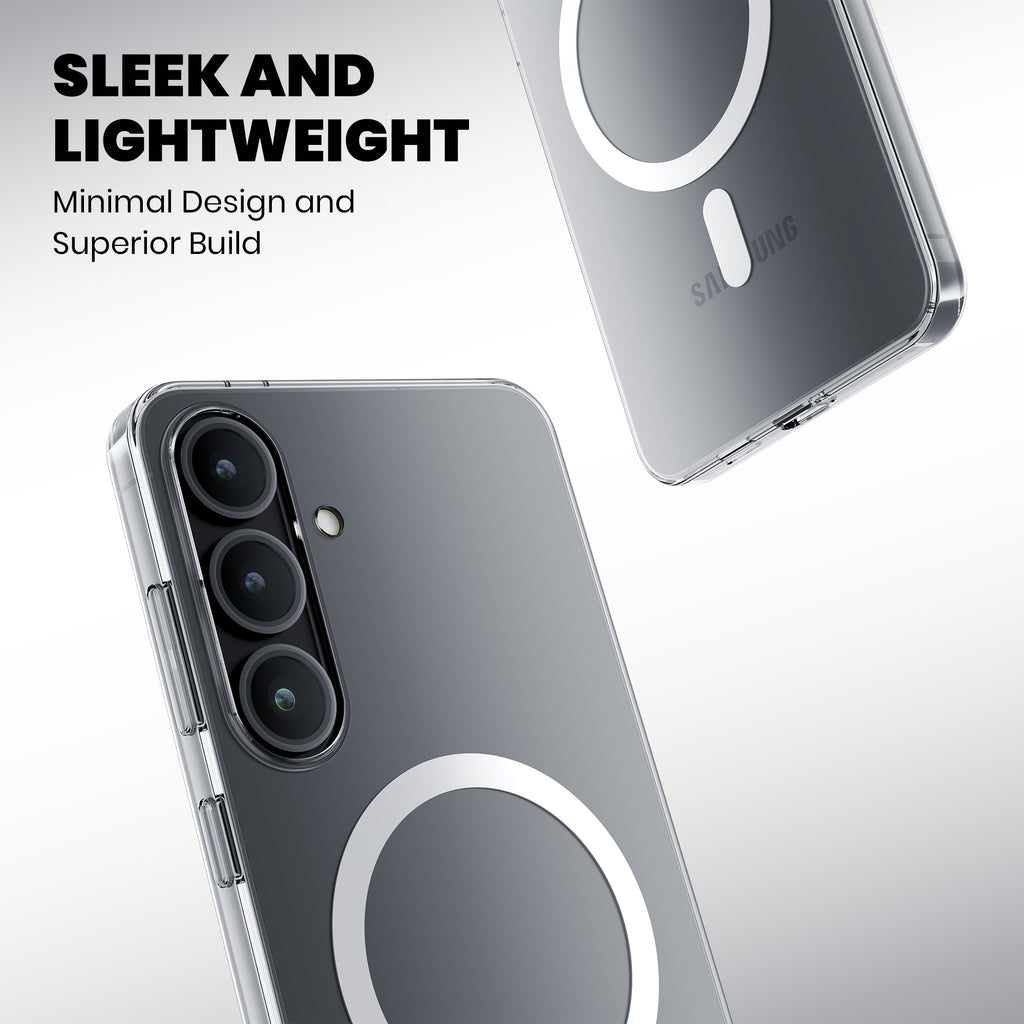 Anti-Yellow Magsafe Clear Case Samsung S Series - Galaxy S25+