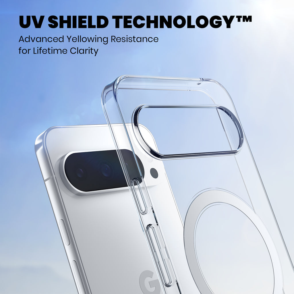 Anti-Yellow Magsafe Clear Case Google Pixel - 9 Pro