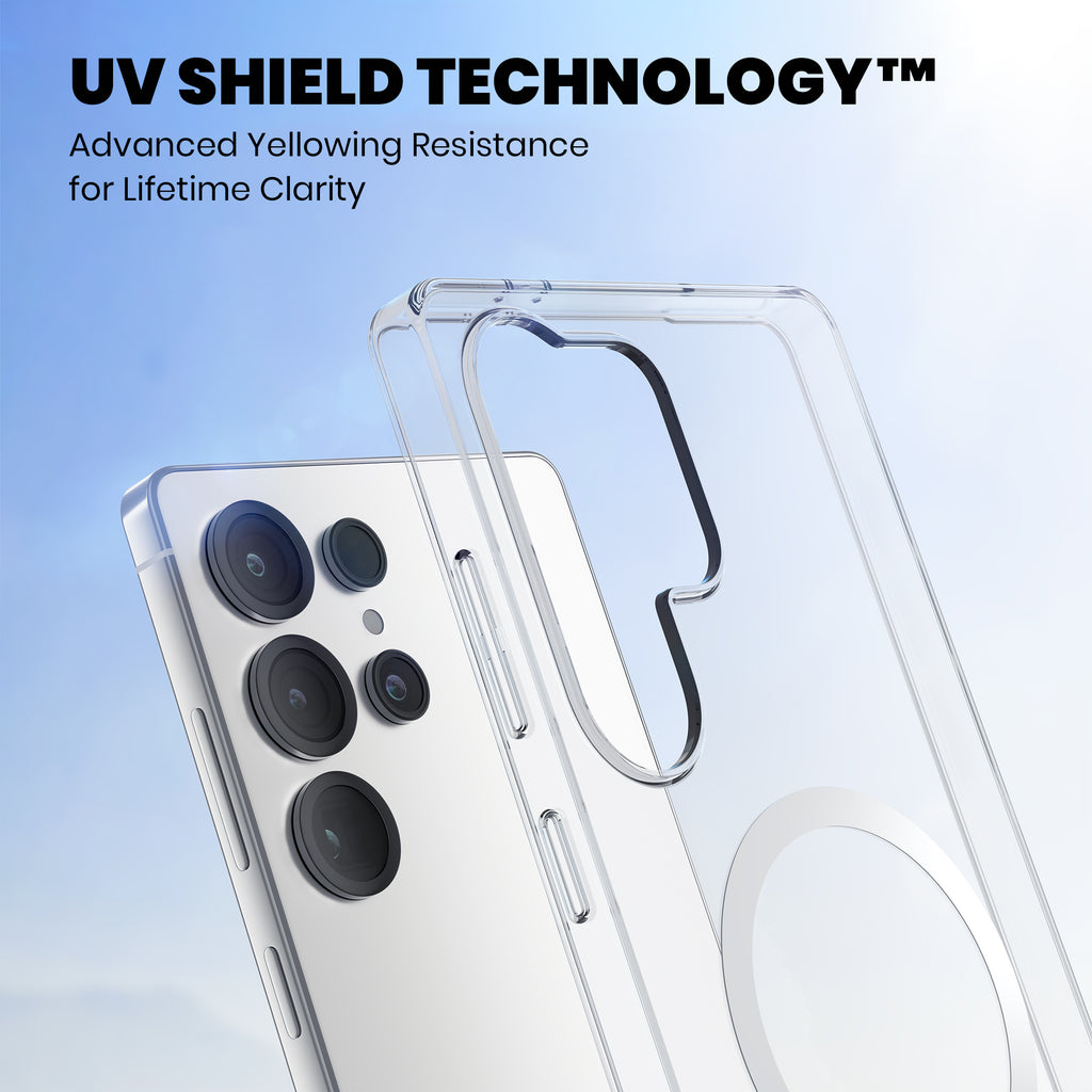 Anti-Yellow Magsafe Clear Case Samsung S Series - Galaxy S24 Ultra