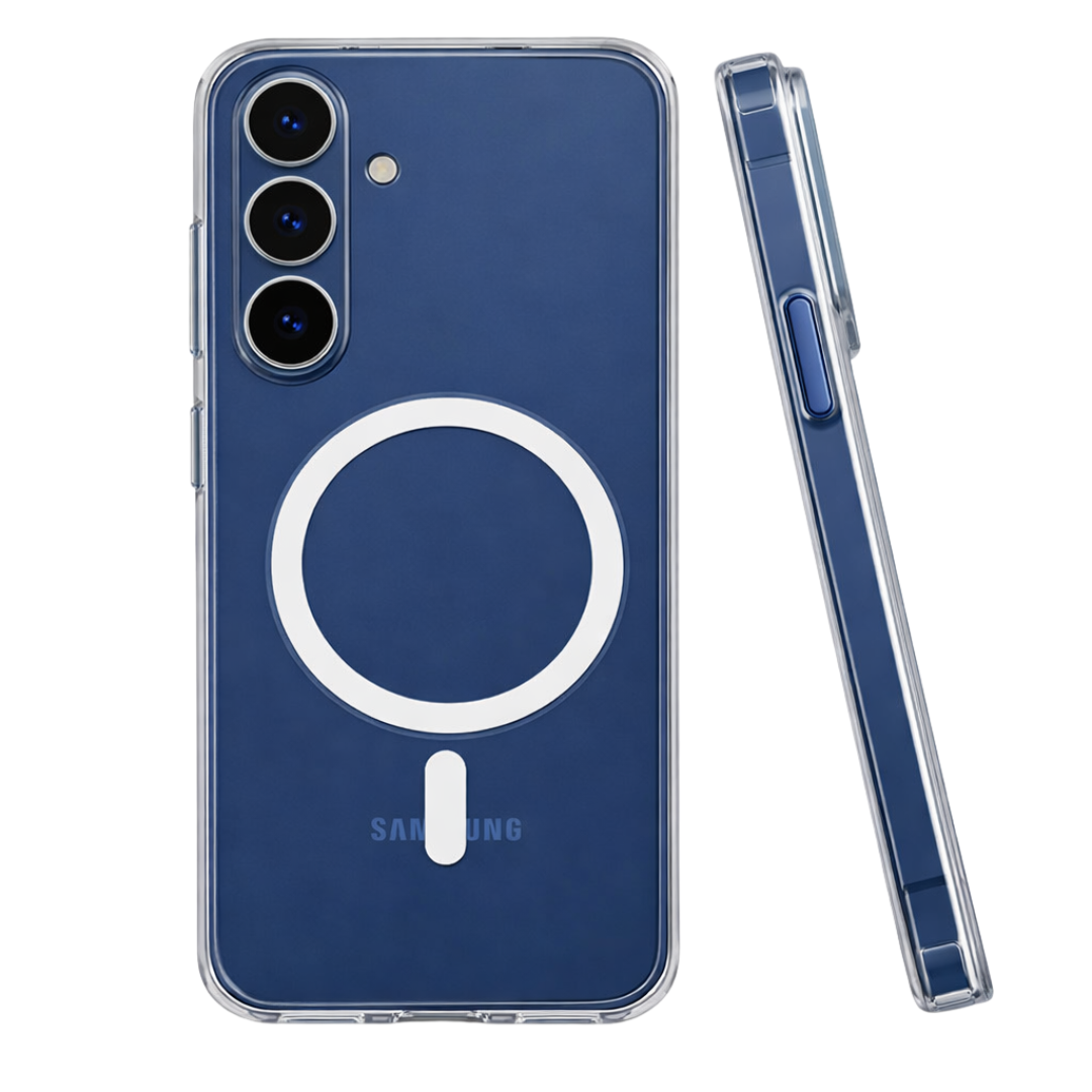 Anti-Yellow Magsafe Clear Case Samsung S Series - Galaxy S25 FE