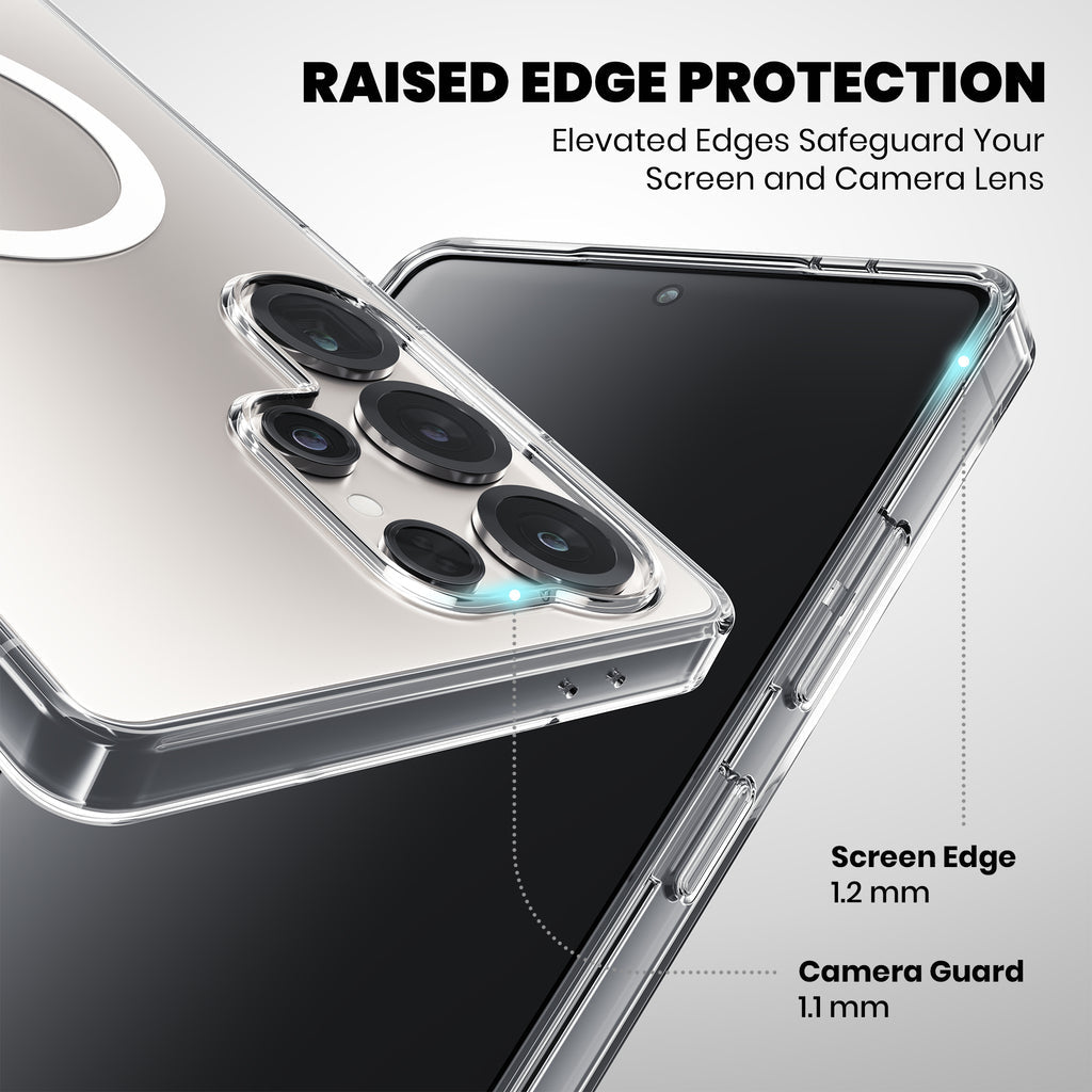 Anti-Yellow Magsafe Clear Case - Samsung S25 Ultra