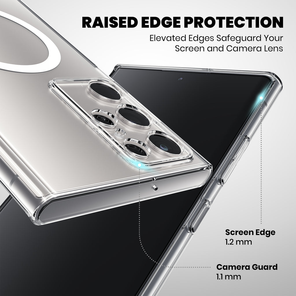 Anti-Yellow Magsafe Clear Case Samsung S Series - Galaxy S24 Ultra