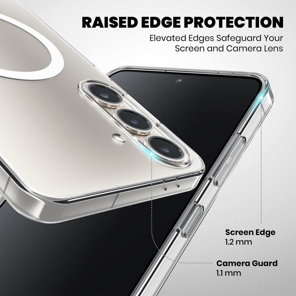 Anti-Yellow Magsafe Clear Case Samsung S Series - Galaxy S25+