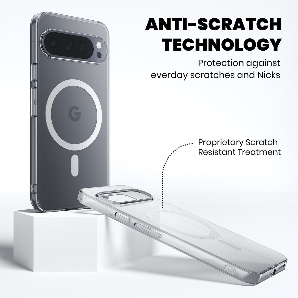 Anti-Yellow Magsafe Clear Case Google Pixel - 9 Pro