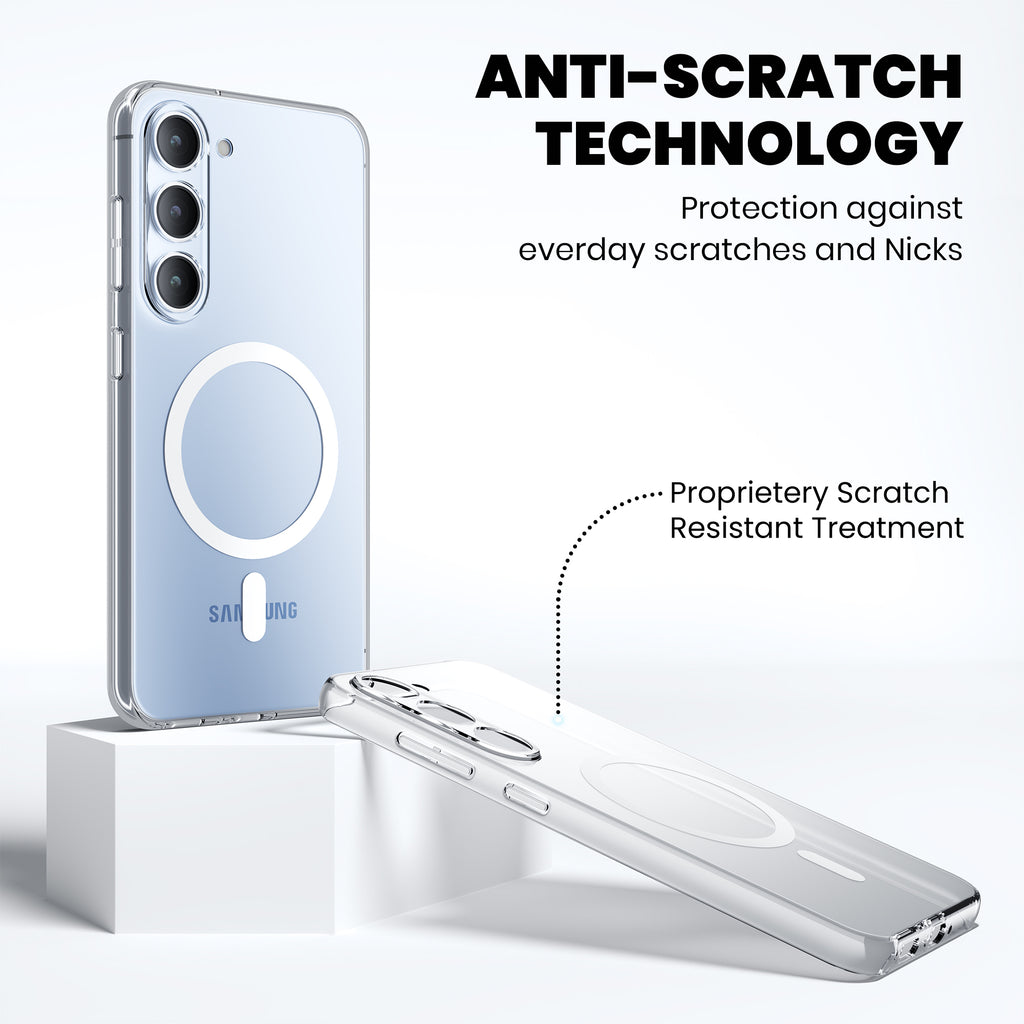 Anti-Yellow Magsafe Clear Case Samsung S Series - Galaxy S25 FE