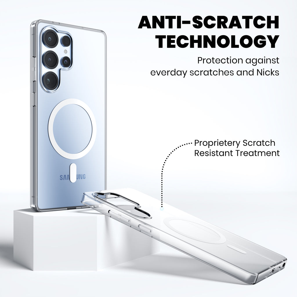 Anti-Yellow Magsafe Clear Case - Samsung S25 Ultra