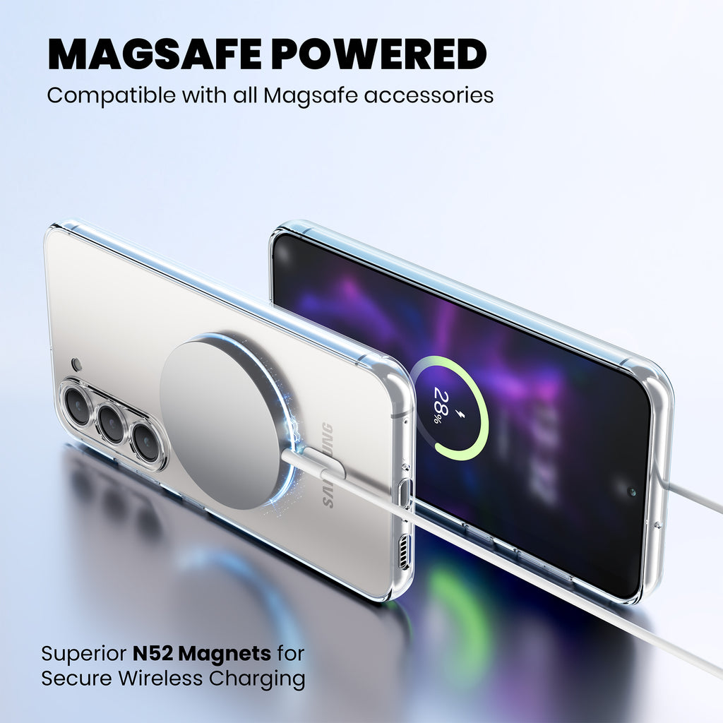 Anti-Yellow Magsafe Clear Case Samsung S Series - Galaxy S25 FE