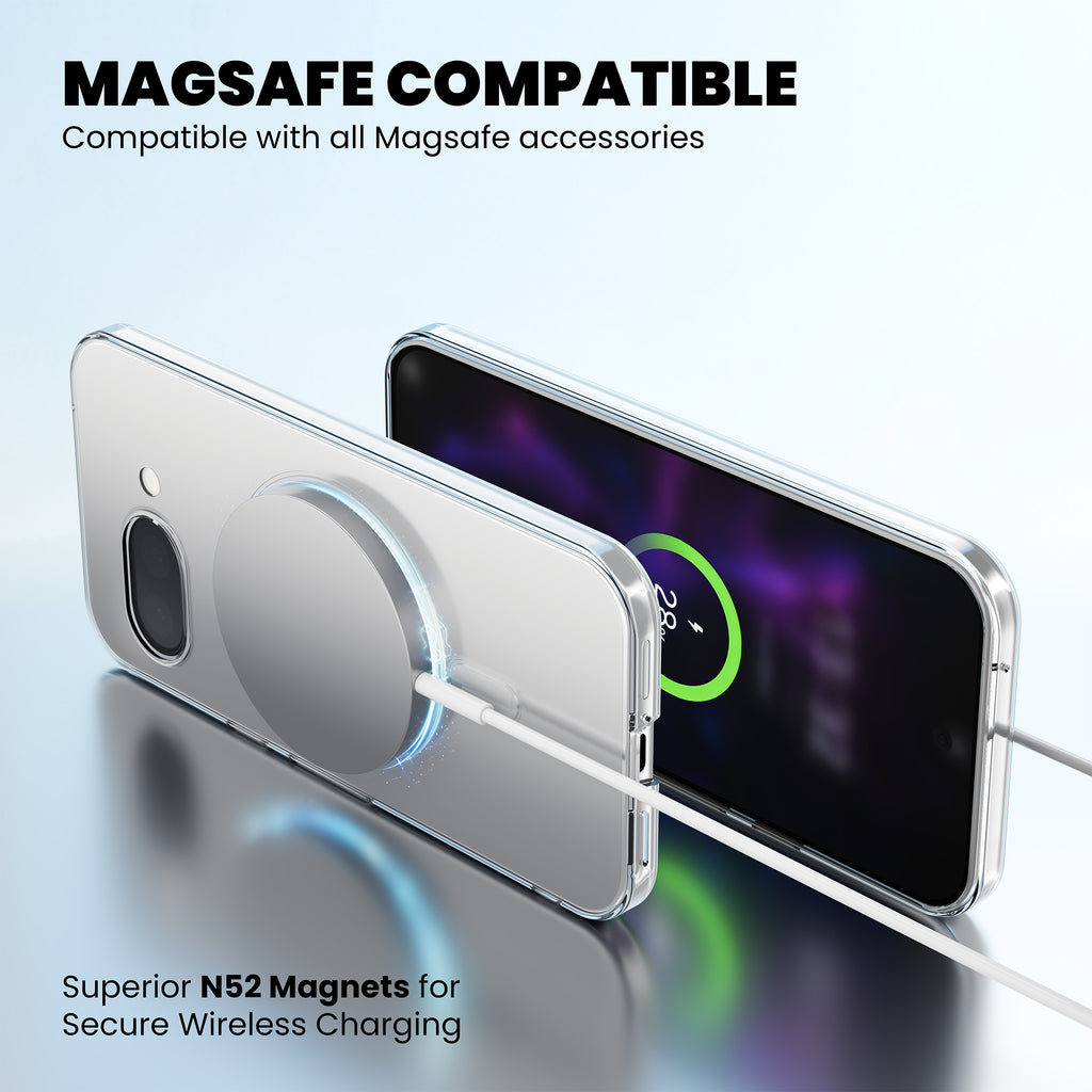 Anti-Yellow Magsafe Clear Case Google Pixel - 9a