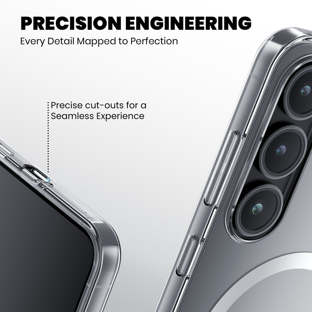 Anti-Yellow Magsafe Clear Case Samsung S Series - Galaxy S25+